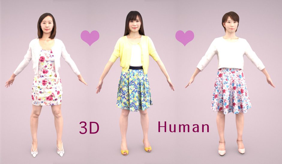 デジタル3D人間