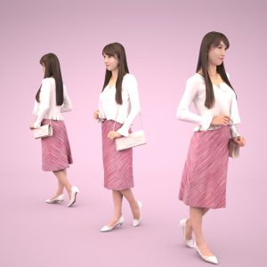3Dモデル|人物|日本人|女性
