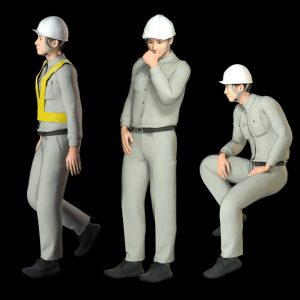 工場などの作業服ユニフォーム3d人物は地味に必要 アトリエブラウンblog